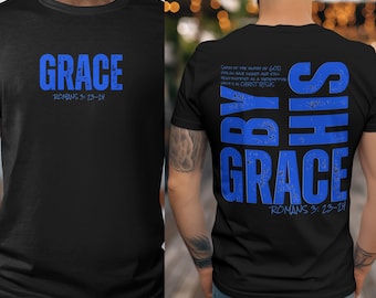 Maglietta Grace Christian - Maglietta unisex con versetto biblico ispiratore