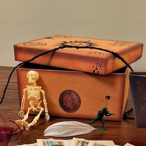 SPN Men of Letters Keepsake Box - A hand-crafted, wax-buffed storage box. Sturdy, distressed, and perfect for keepsakes.