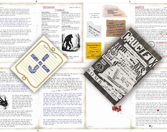 6th Set | John Winchester Journal Pages | Supernatural Journal Printable Digital Download