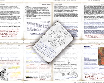 12th Set of Supernatural John Winchester Journal Pages PLUS BONUS INSERTS