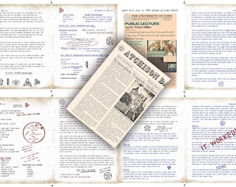 7th Set | Hunter Journal Pages | Printable Digital Download | Full Multi-Part Story Arc