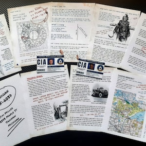 3rd Set of Supernatural John Winchester Journal Pages PLUS 2 Fake IDs for your Supernatural Hunter&#39;s Journal