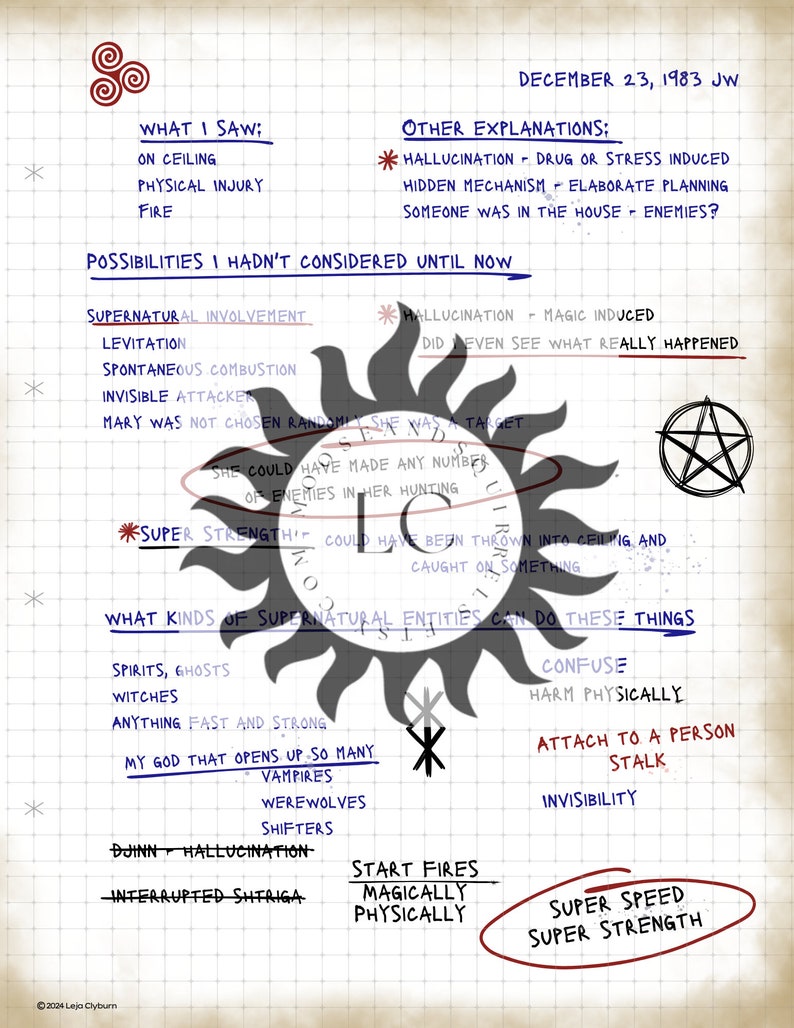 7th Set Supernatural J…