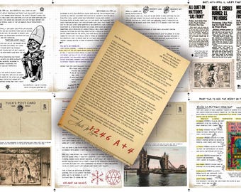 17th Set | John Winchester Journal Pages | Supernatural Journal Printable Digital Download