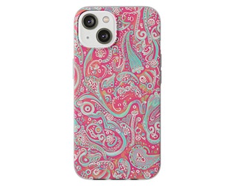 Funda iPhone Flexi Paisley Rosa