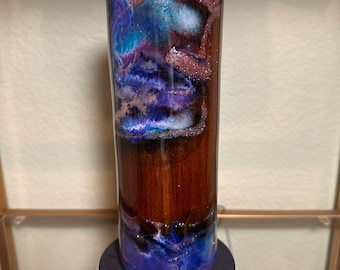 30 oz wood grain epoxy tumbler