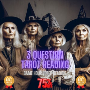 SAME HOUR 3 Question Tarot Reading, Fast Delivery ,Same Hour , Tarot Reading , Love Tarot Reading , Same Day