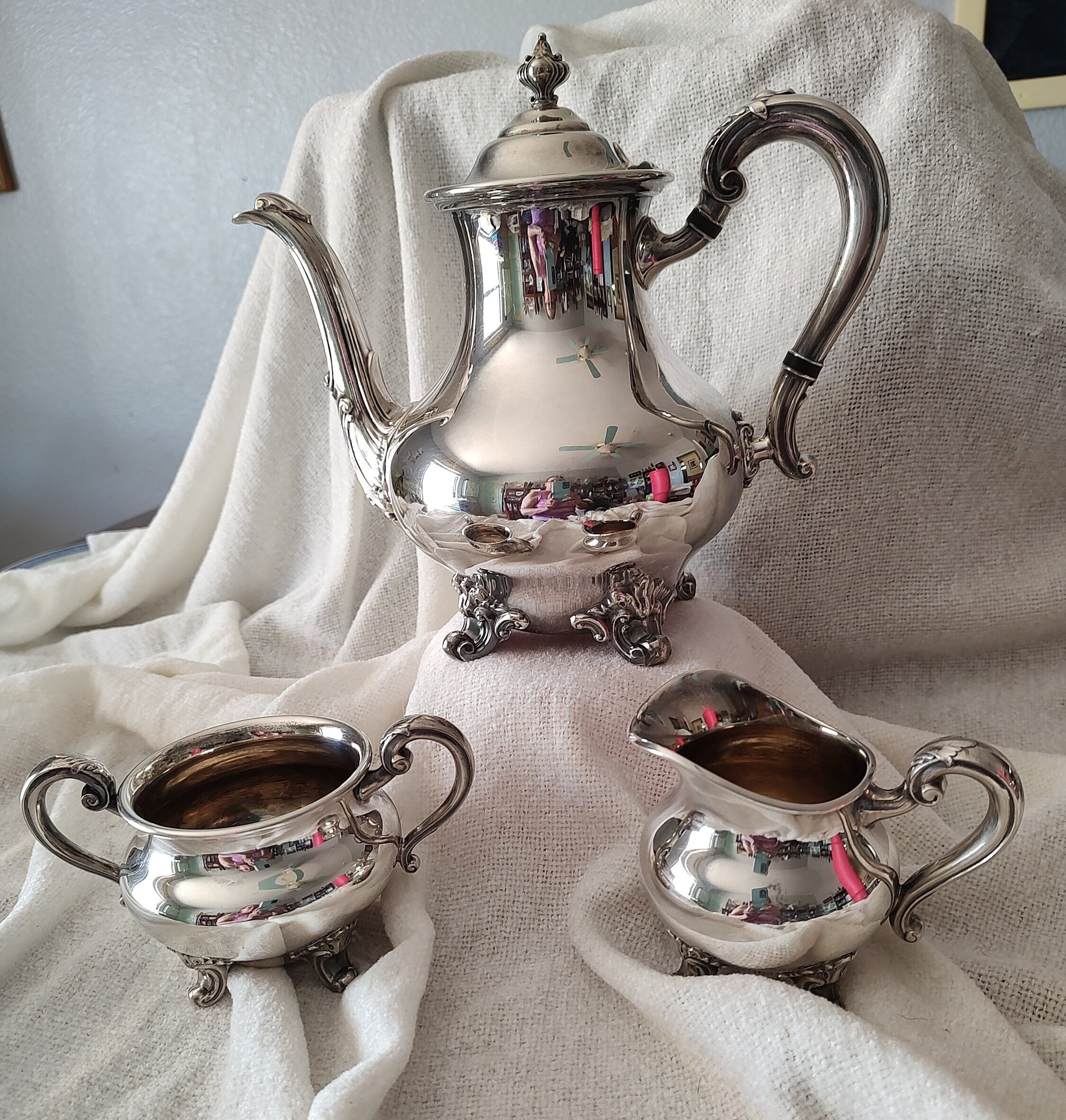 Reed and Barton Tea Set - Etsy