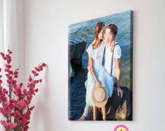 Custom Framed Photo Canvas Print, Contemporary Wall Art
