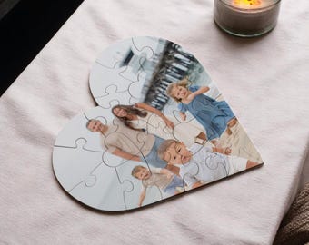 Personalized Photo Puzzle, Jigsaw Puzzle, Picture Puzzle, Puzzle Lover Gift, Gift for Girlfriend, Anniversary Puzzle, Anniversary Gift