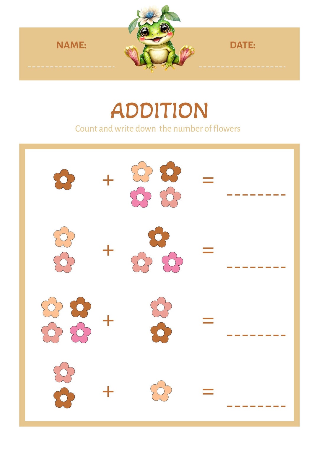 Printable Elementary Math Worksheet Etsy Printable Elementary Math Worksheet Etsy