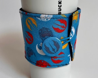 Space Wars coffee cozy