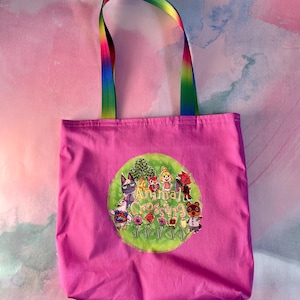 Crossing Animals Tote Bag Reversible
