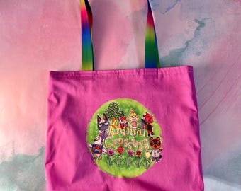 Crossing Animals Tote Bag