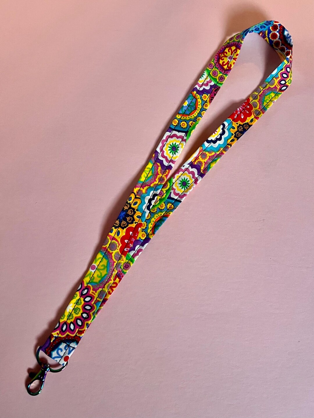Paisley Lanyard, Rainbow Colors - Etsy