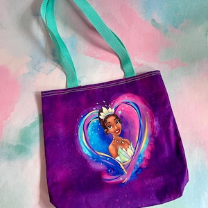 Frog Princess Tote Bag Reversible