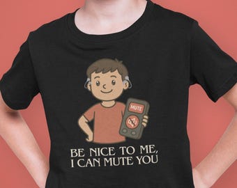 Soyez gentil avec moi, je peux vous couper le son | Implant cochléaire | T-shirt pour sourds