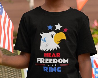 Écoutez la liberté | 4 juillet | Implant cochléaire | T-shirt pour sourds