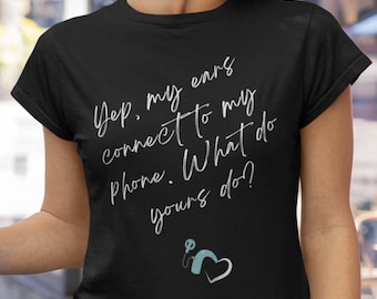 T-shirt d'implant cochléaire : T-shirt pour l'autonomisation de la fierté des sourds