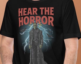 Écoutez l'horreur | Halloween | Implant cochléaire | T-shirt pour sourds
