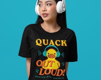 charlatan à voix haute, amplifiez votre plume | T-shirt Célébrez le son