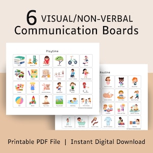 OC-communicatiebord voor non-verbaal autisme, communicatieboek of -map, dagkaarten en visueel schema voor kinderen en peuters