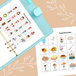 AAC Communication Board for Non Verbal Autism, Communication Book or ...