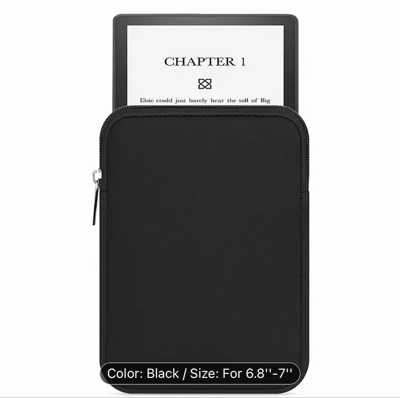 Puede incluir: Funda negra para lector electr&oacute;nico con cierre de cremallera. La funda est&aacute; dise&ntilde;ada para lectores electr&oacute;nicos con una pantalla de 6,8 a 7 pulgadas.