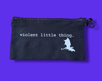 Smink-/Kosmetik-/Necessär-/Stationärväska - "Violent Little Thing"