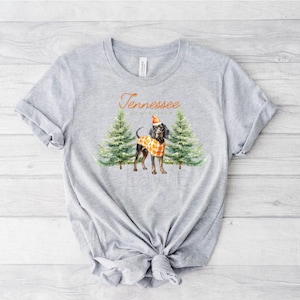Tennessee Christmas PNG SmokeyChristmas PNG TN Orange Christmas Smokey Vols PNG Fútbol Árbol de Navidad Gran diseño de Navidad naranja para niños