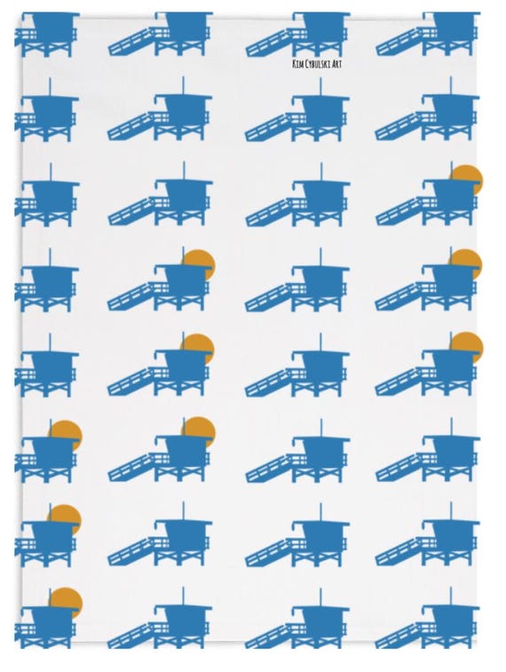 LG Towers - 15” x 20” Tea Towel