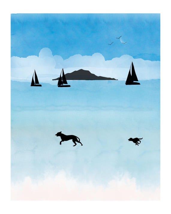 Sail On - Gliclée Fine Art Print - 8x10 - signed