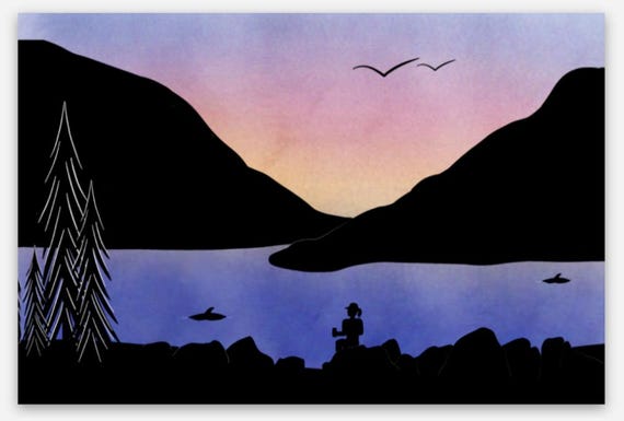 Coffe Pines 2 - Vinyl Sticker