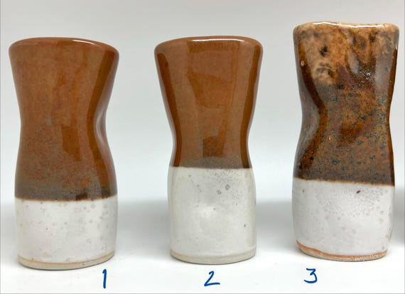 Curves - 3, Bud vase, ceramic piece