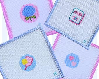 Impression sur toile autofinissante avec insert pour porte-clés