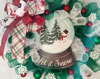 Let it Snow Wreath