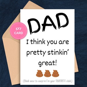 Father&#39;s Day Card Stinkin Great, Printable Card