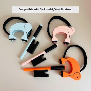 Violin Bow Hold Trainer & Drawing Guide Set – Kids Practice Aids (3/4, 4/4 Sizes)