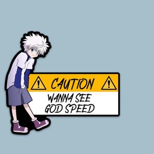 Killua Sticker (4.39″ × 3.96″)