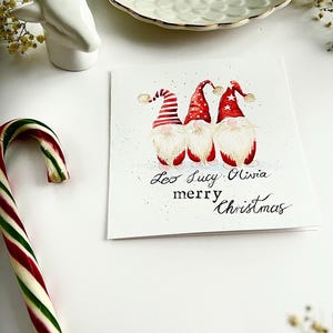 Benutzerdefinierte Weihnachtskarte, Feiertagsgrußkarte mit Namen, personalisiertes Feiertagsandenken, maßgeschneidert für Ihre Familie, Postkarte für Ihre Lieben