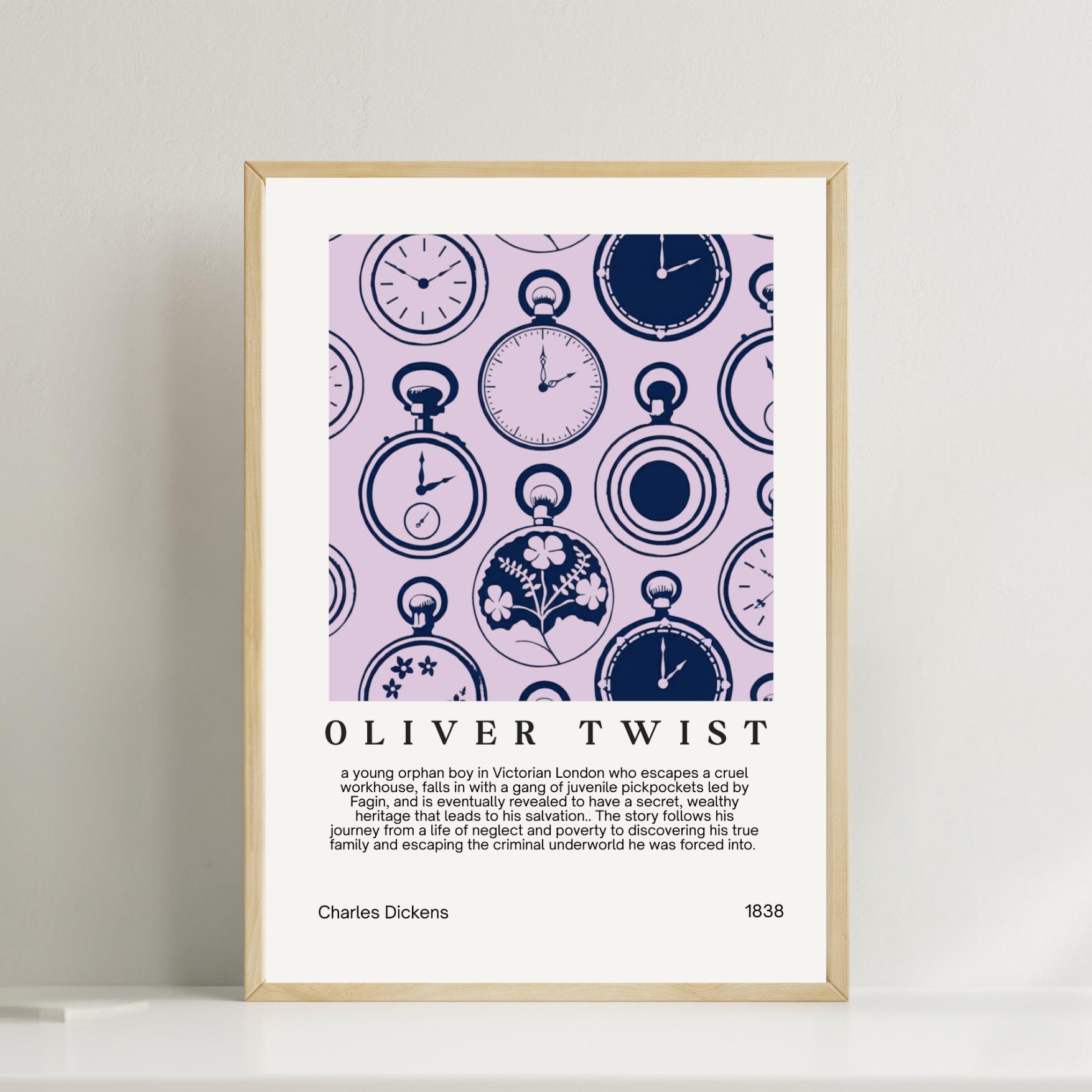 Affiche Décorative Oliver Twist - 30x45 Cm, Sans Cadre, Style Esthétique Pour Salon Ou Chambre