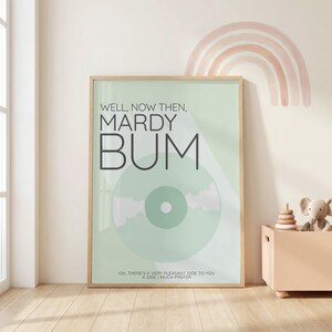 Nursery Lullaby Wall Art – Music Scandi Inspired Baby Posters - Arctic Monkeys