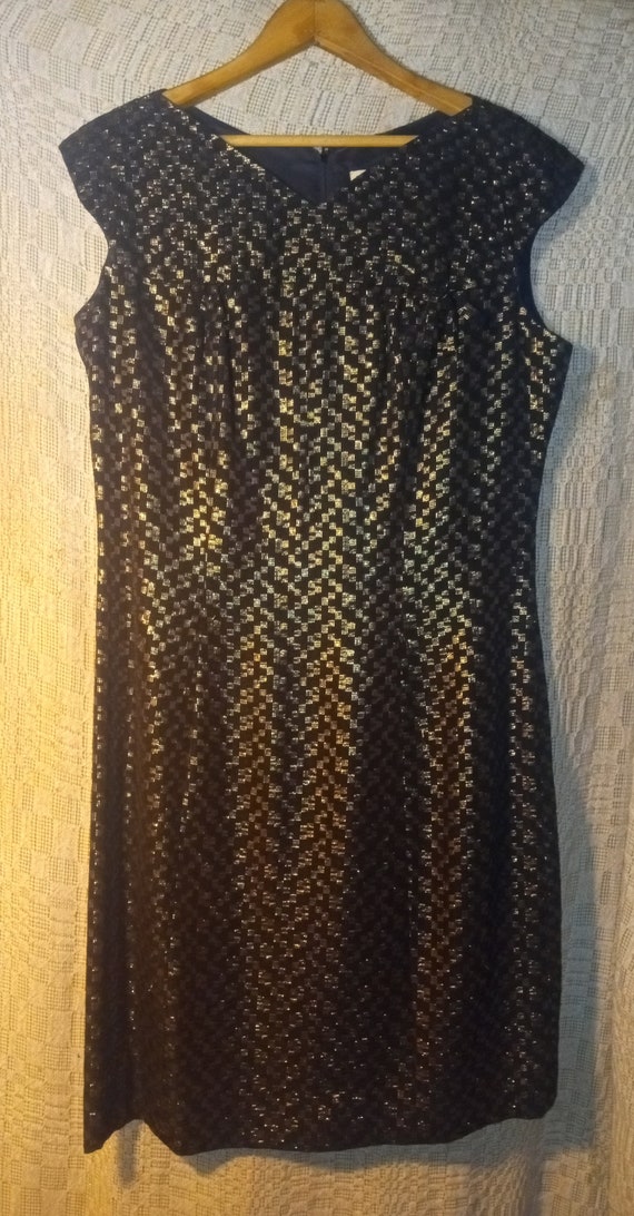 Black and Gold Party Dress