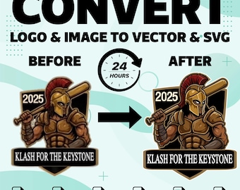 Custom Vectorize service, Vector Redraw, Image To Vector, Photo to SVG, Custom svg, Use for DTG, Sublimation, DTF, Tumblers