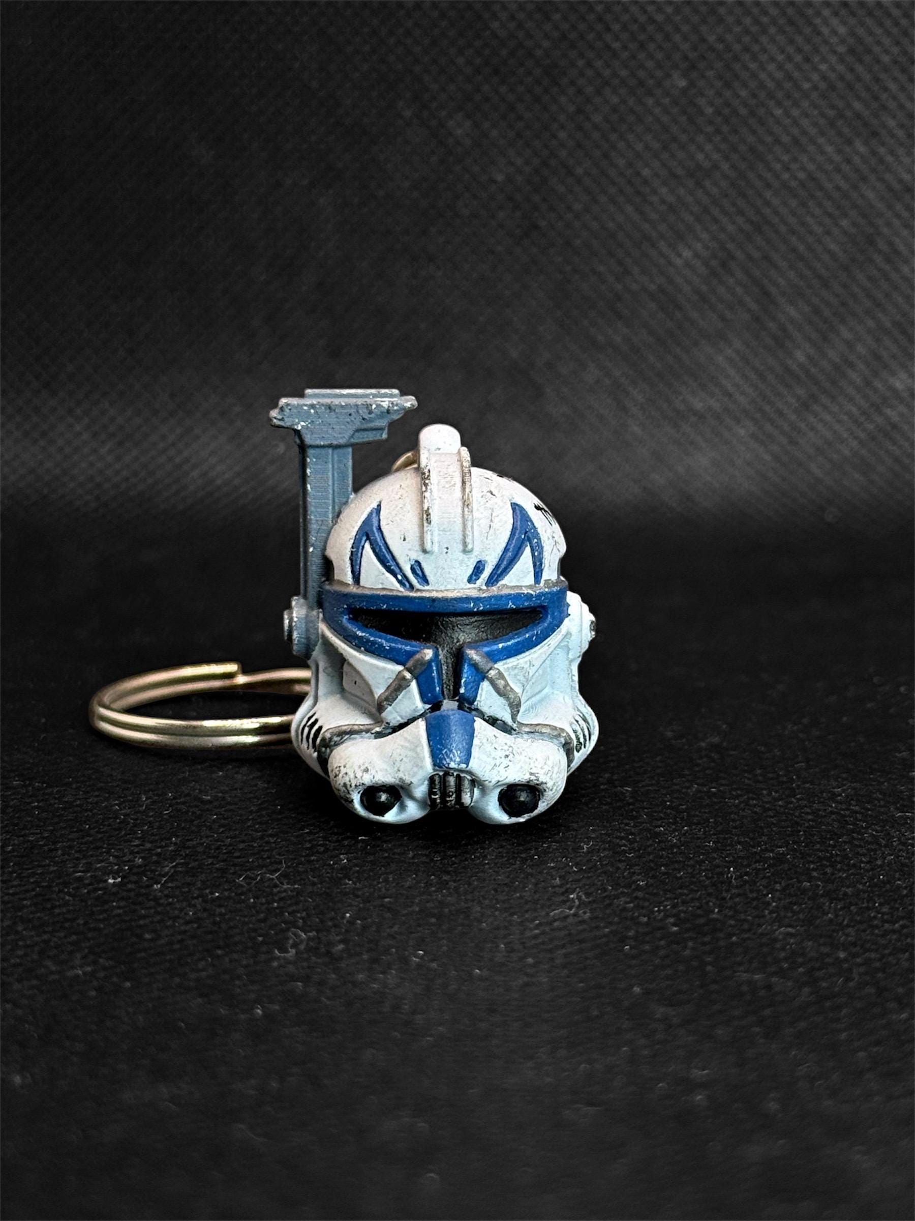 Captain Rex Helmet Keychain | Star Wars Clone Trooper Keychain
