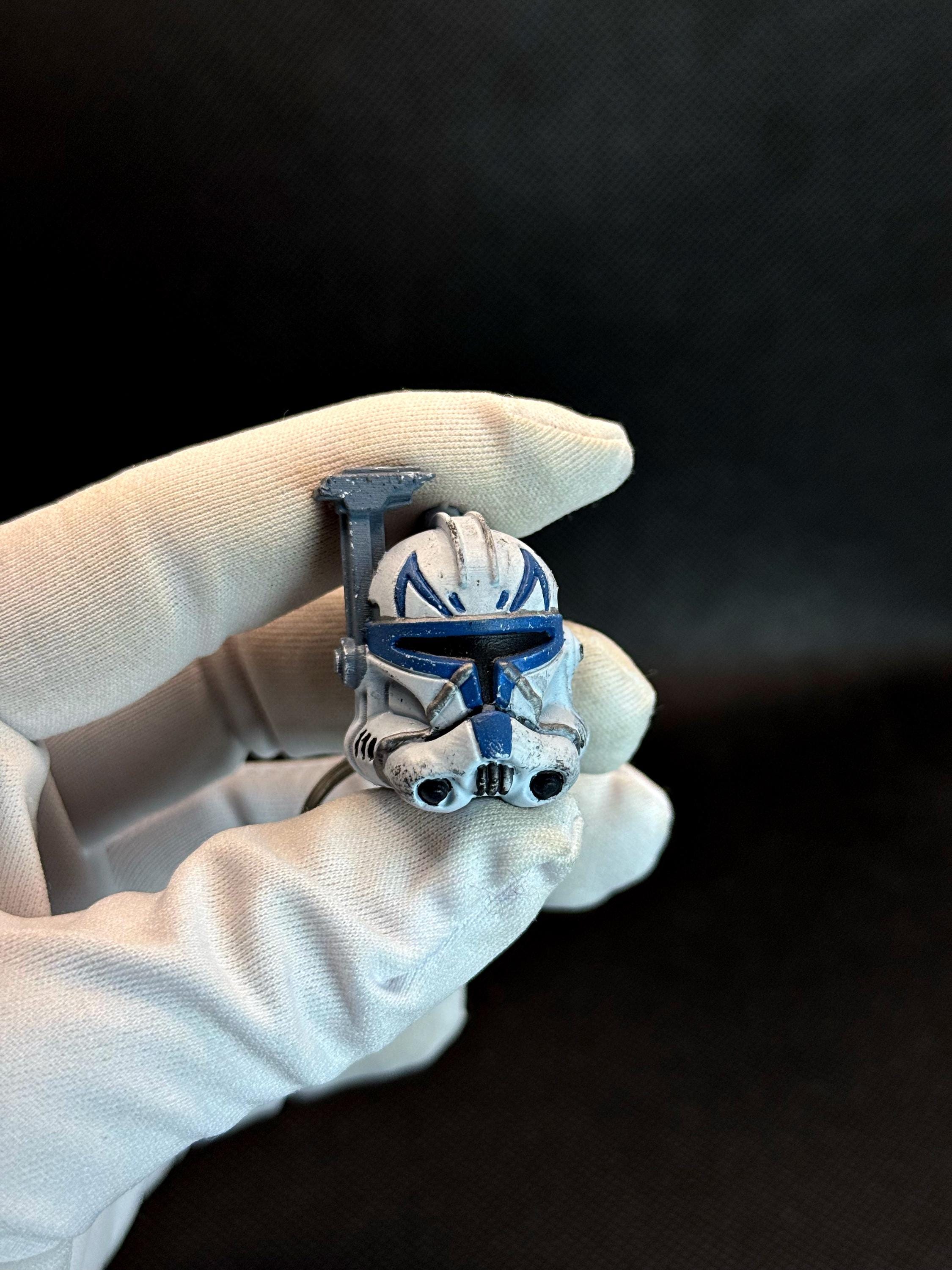 Captain Rex Helmet Keychain | Star Wars Clone Trooper Keychain | Clone ...