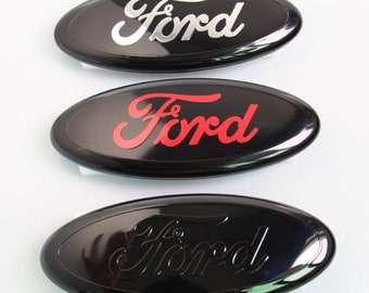 2004 2015 2016 for Ford 9" SILVER OVAL LOGO Emblem Fits Front Grille Rear Tailgate F150 250