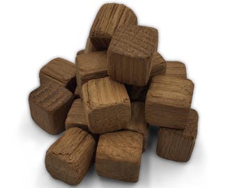 Oak Aging Cubes for Alcohol | Toasted French Oak Wood for Whiskey, Wine, Rum, Brandy | Natural Barrel-Aged Flavor | Bousinage Method