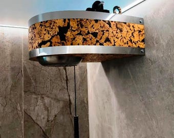 50-l-Kaltwasser-Schütteleimer – Ultimatives Badehaus-Erlebnis | Eisschocktherapie | Kaltwasserduschsystem für drinnen und draußen, Saunazubehör