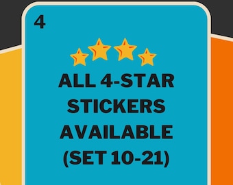 4-STAR STICKERS (SET 10-21)